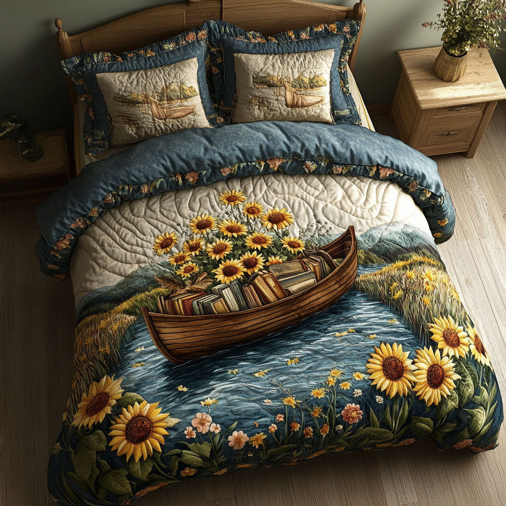 Tranquil Waterscape Quilted Bedding Set Bedroom Decor Ideas Best Book Related Gifts
