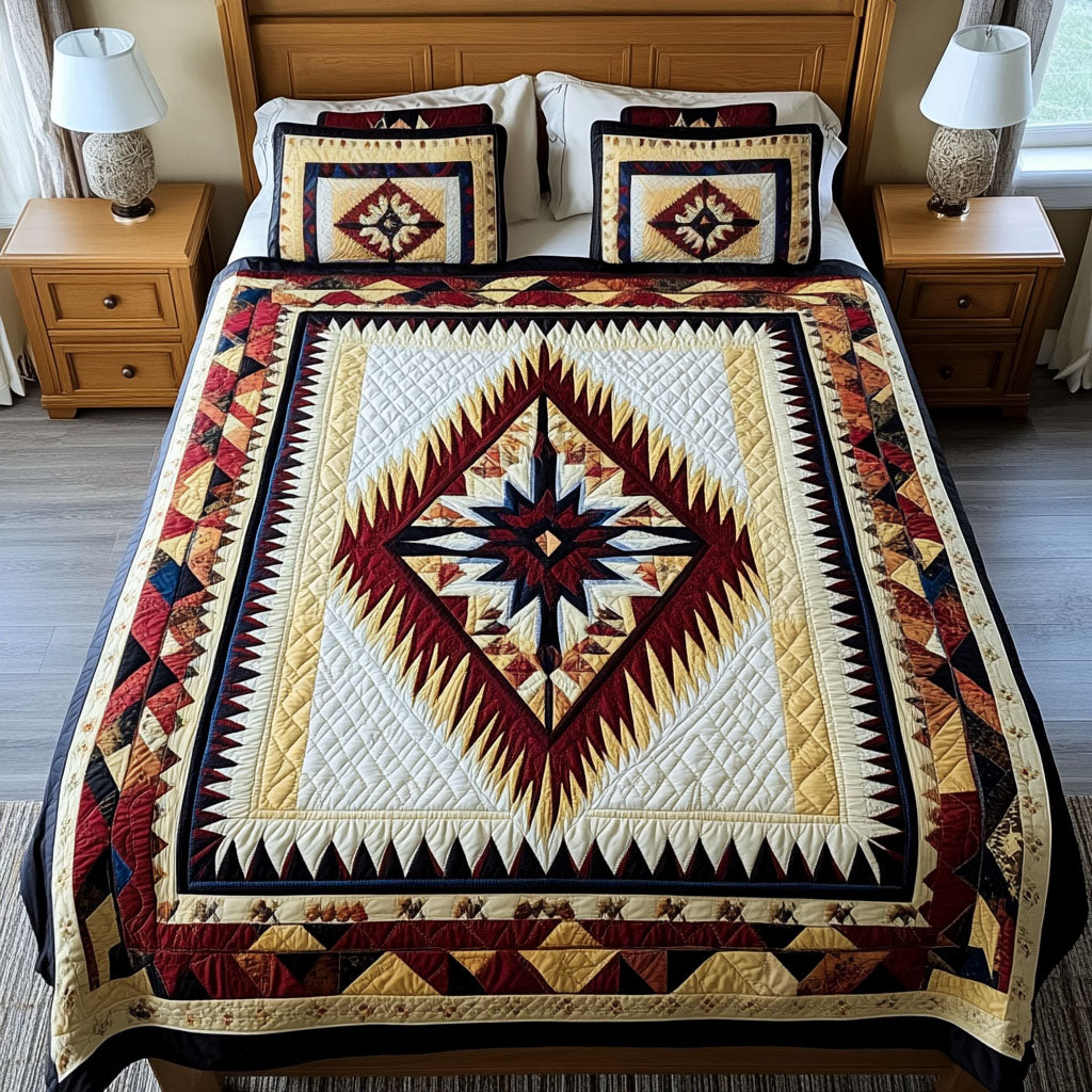 Tribal Harmony Quilted Bedding Set Gifts For Teenage Brother