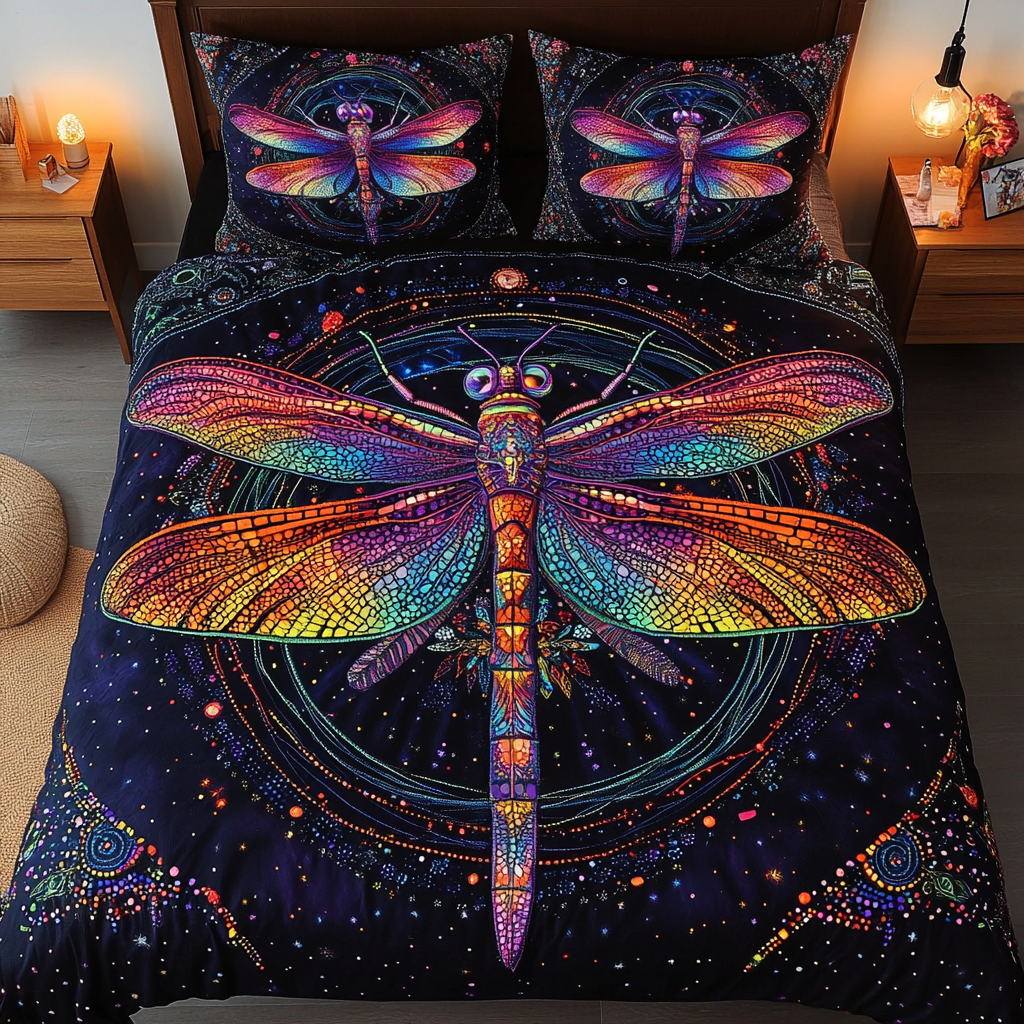 Twilight Flyer Quilted Bedding Set Gift For Dragon Lover
