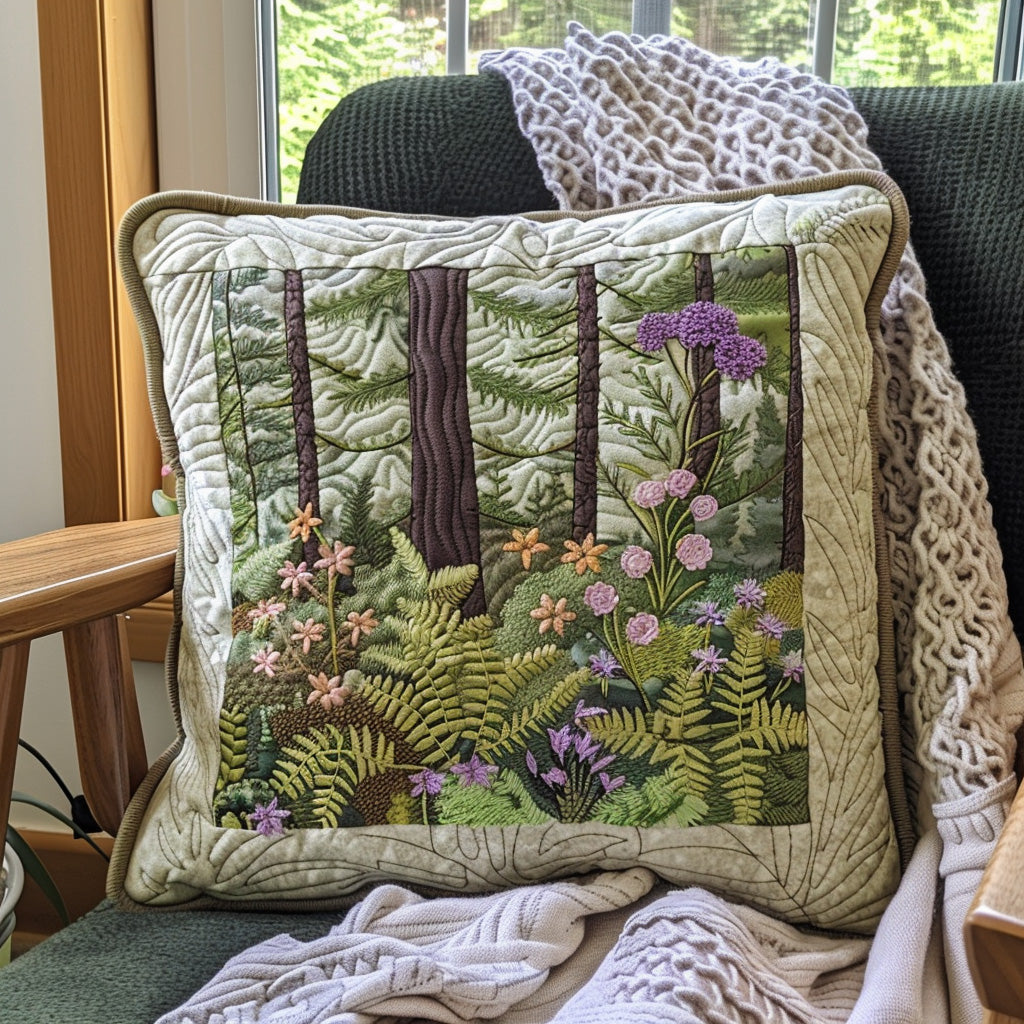 Wild Grove Quilted Pillow Case Best Cool Pillow Cases Birthday Gifts For Nature Lovers