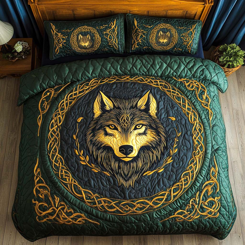 Wild Spirit Quilted Bedding Set Christmas Gift Idea