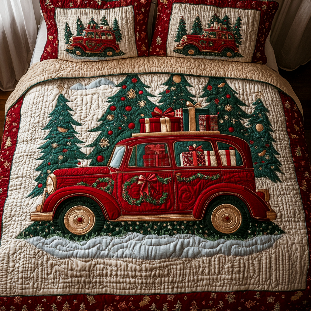 Winter Wanderer Quilted Bedding Set Mummy Daughter Gifts