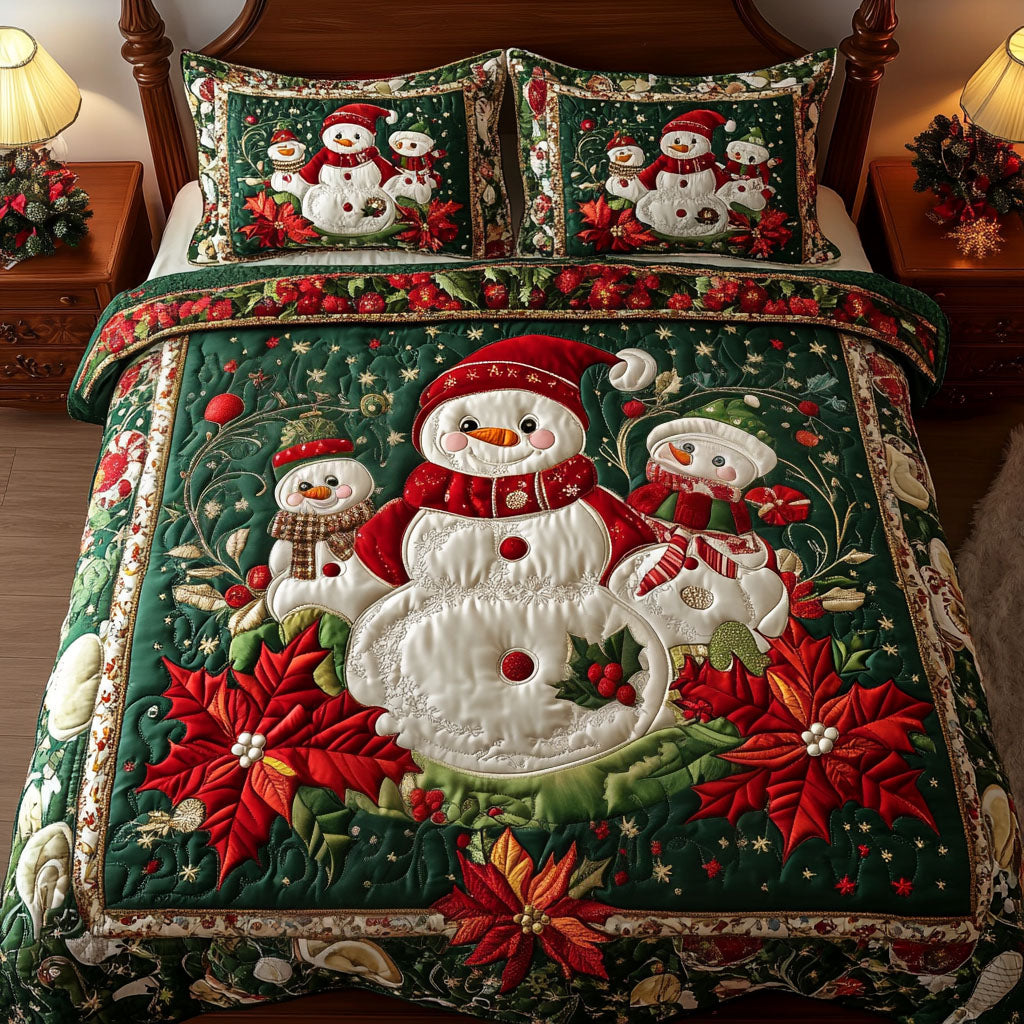 Winter Wonderland Quilted Bedding Set Tree Of Life Gifts For Her