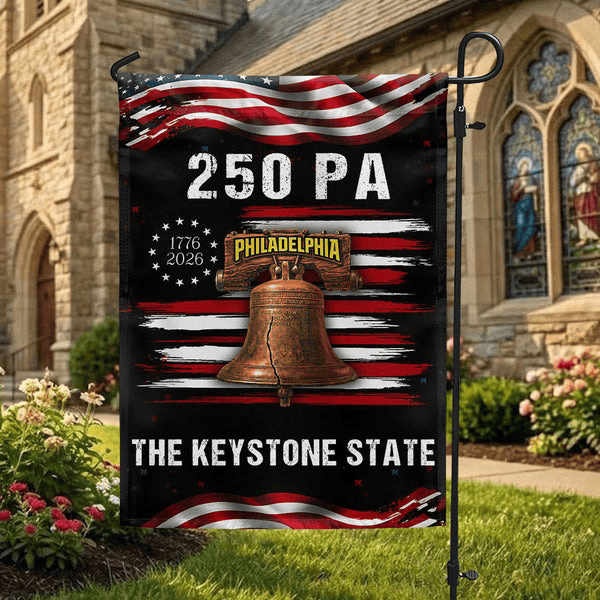 250 PA Philadelphia Keystone State Anniversary American Flag Patriotic Home Decor Gifts Ideas