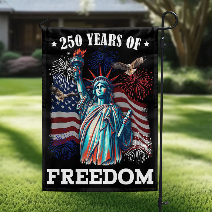 250 Years Of Freedom USA Flag Statue Of Liberty Outdoor Decor Patriotic Christmas Gifts