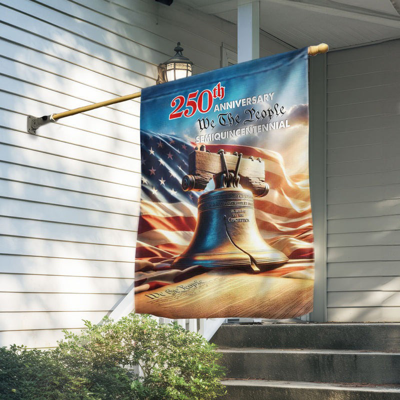 250Th Anniversary American Liberty Bell Flag We The People Semiquincentennial Decorations