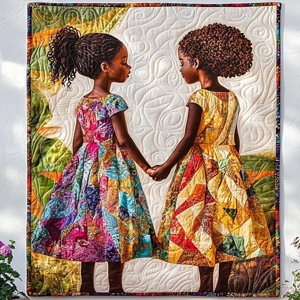African Quilted Blanket Christmas Room Decor African American Gifts For Her - Image 3