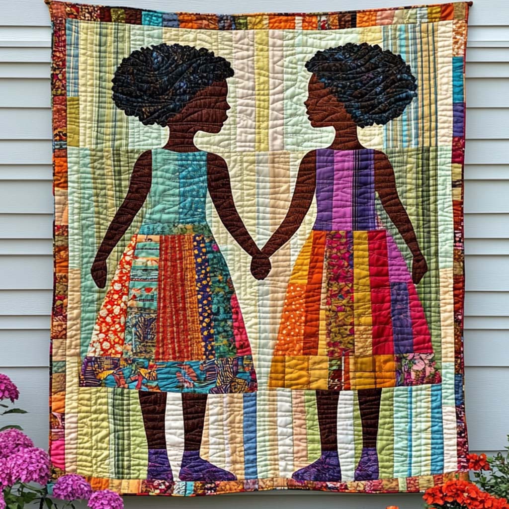 African Quilted Blanket Christmas Room Decor African American Gifts For Her - Image 10