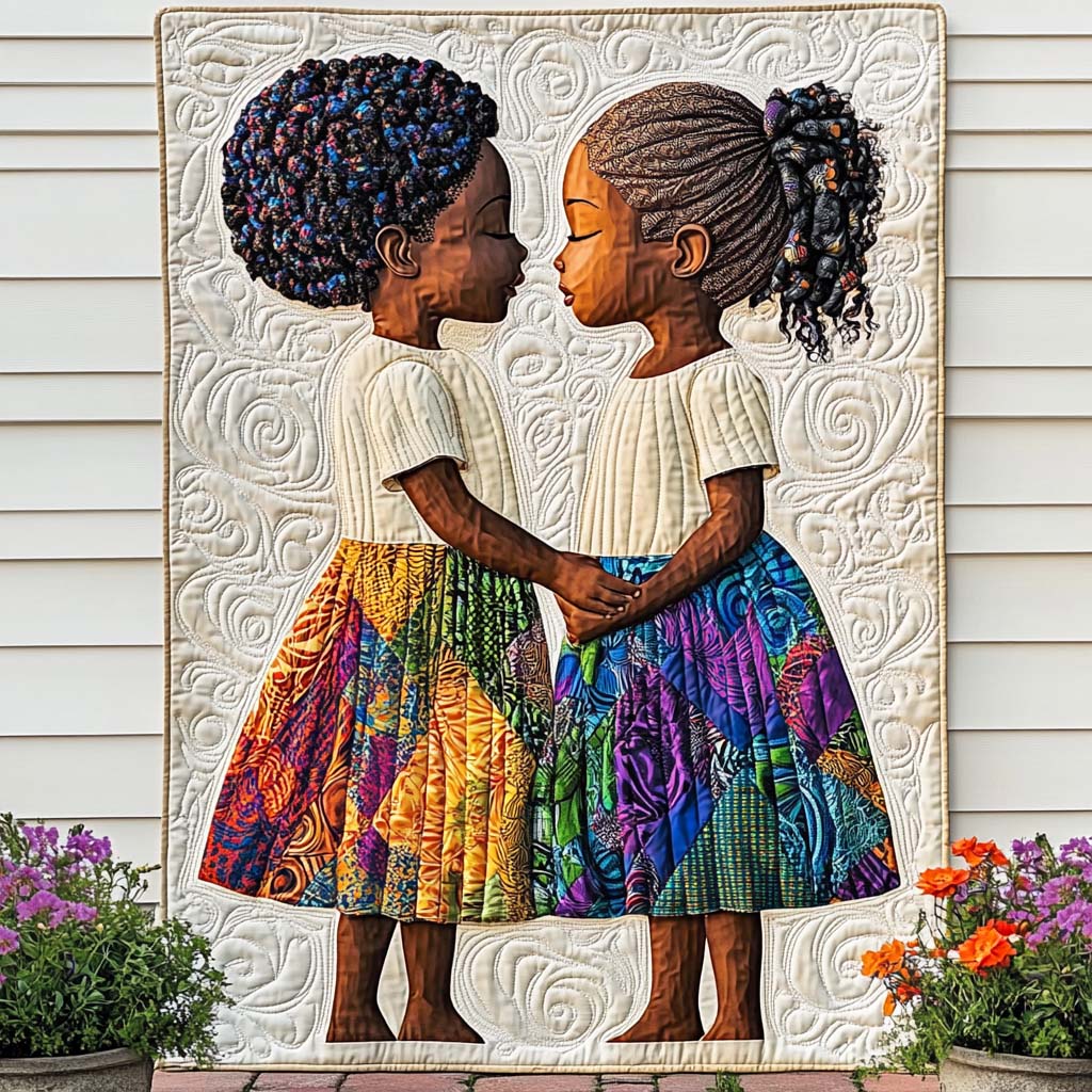 African Quilted Blanket Christmas Room Decor African American Gifts For Her - Image 5