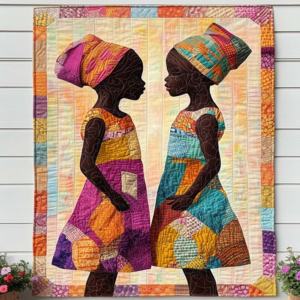 African Quilted Blanket Christmas Room Decor African American Gifts For Her - Image 7