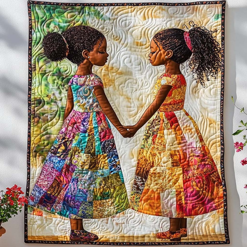 African Quilted Blanket Christmas Room Decor African American Gifts For Her - Image 2