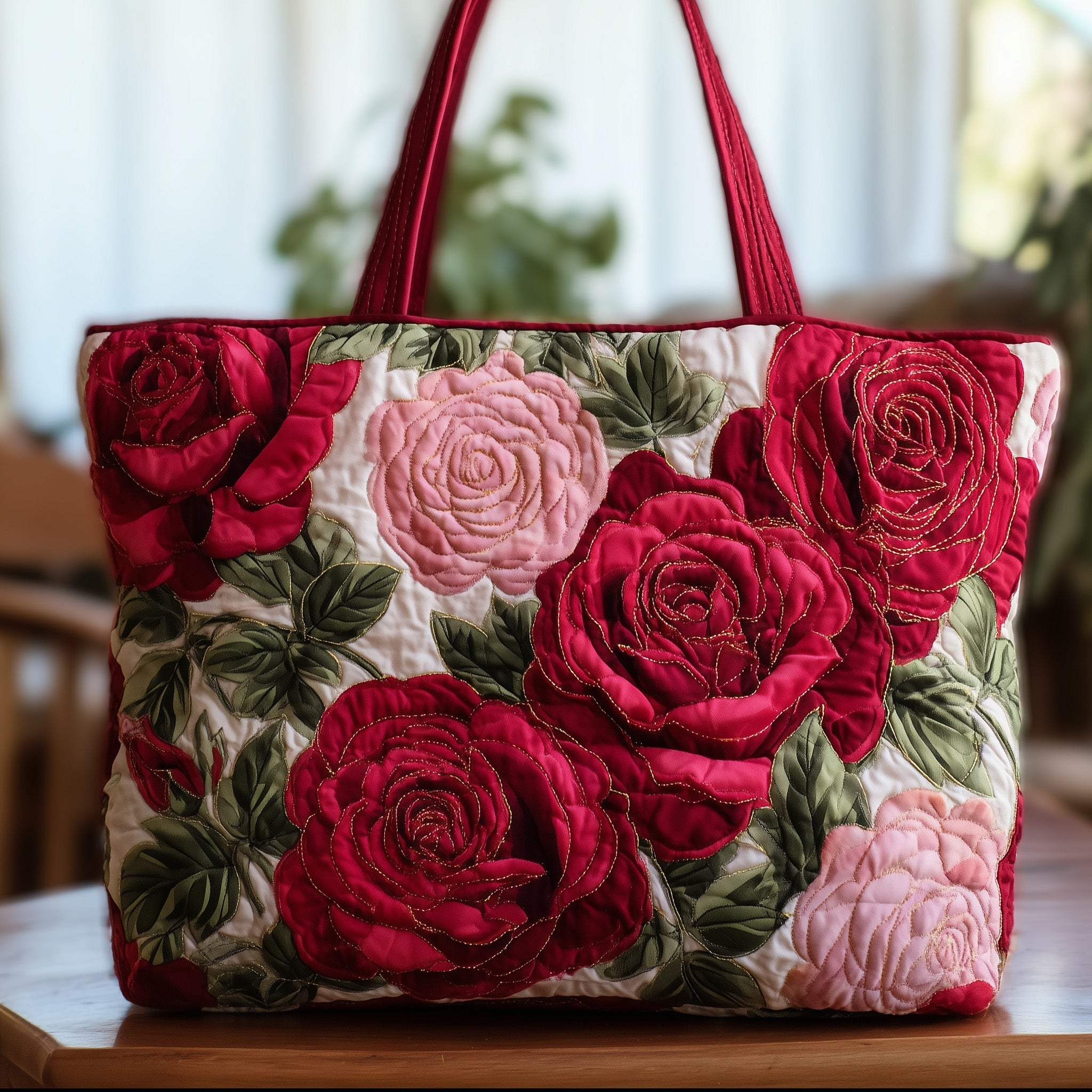 Amazing Roses Quilted Tote Bag The Perfect Tote Bag Gifts Ideas For Girlfriend