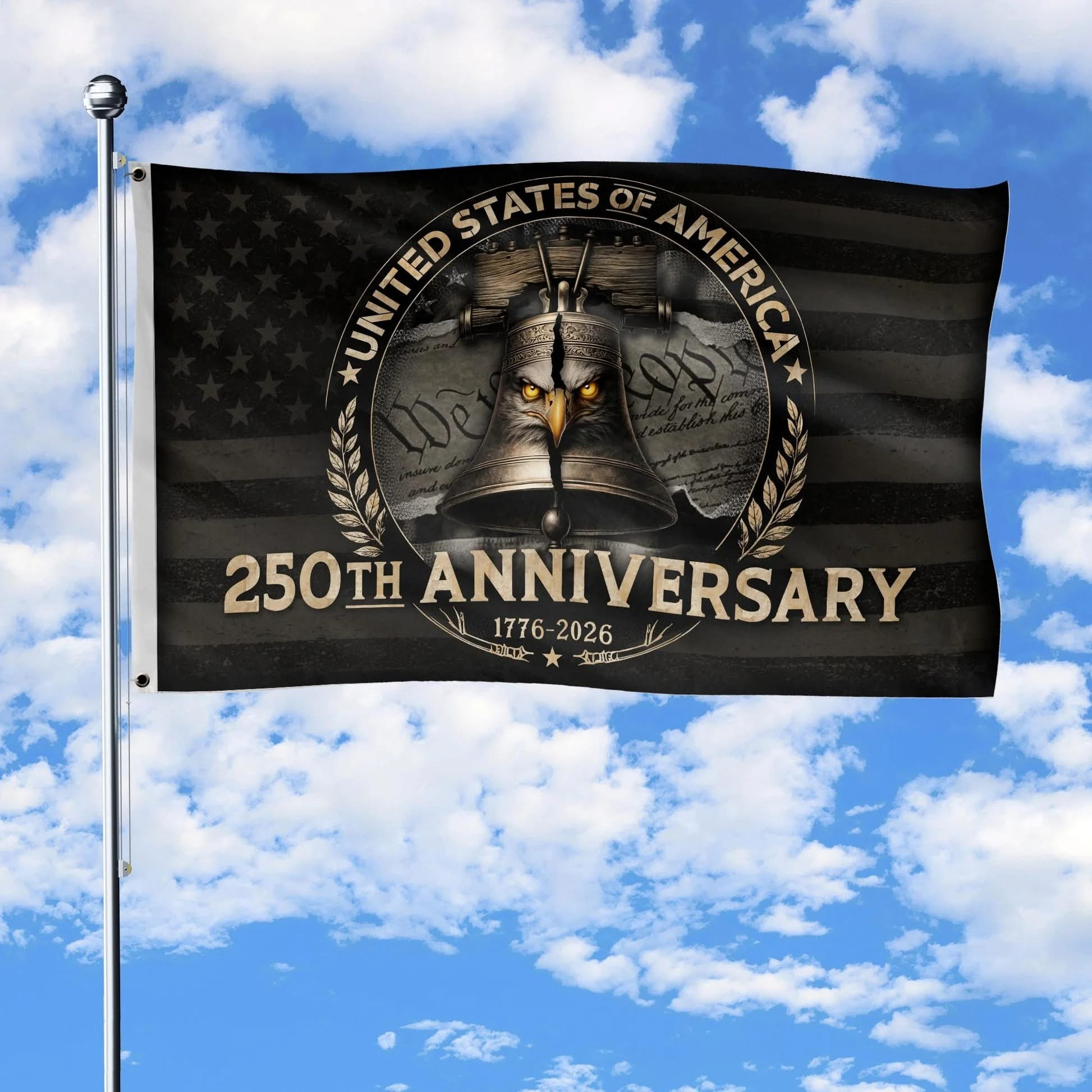 America 250th Anniversary Flag We The People 1776 2026 Outdoor Decor Gifts For Patriots