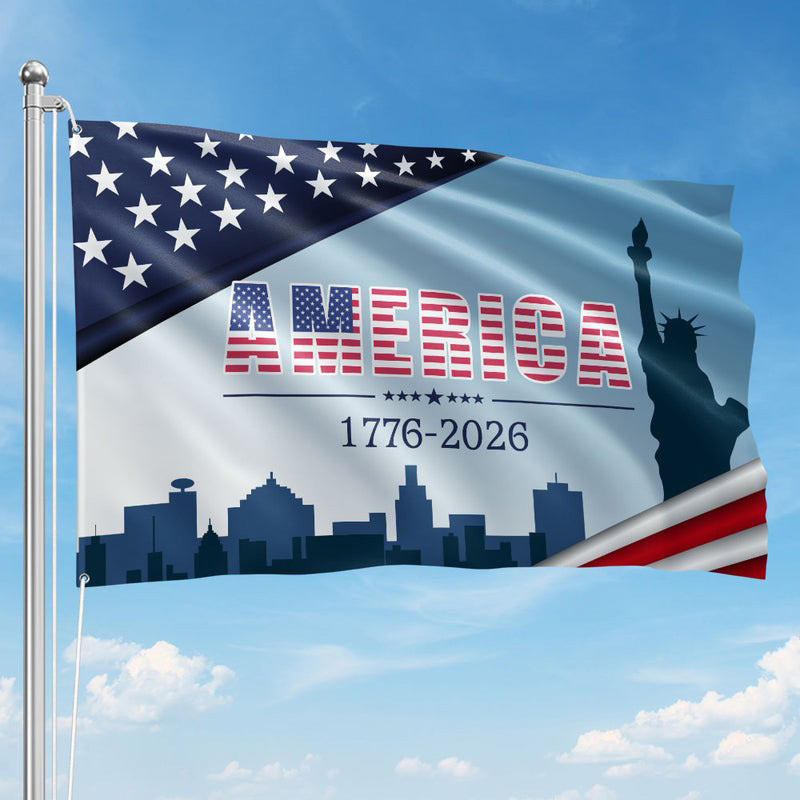 America 250Th Anniversary Semiquincentennial Flag 1776-2026 Patriotic Unique Veteran Gifts