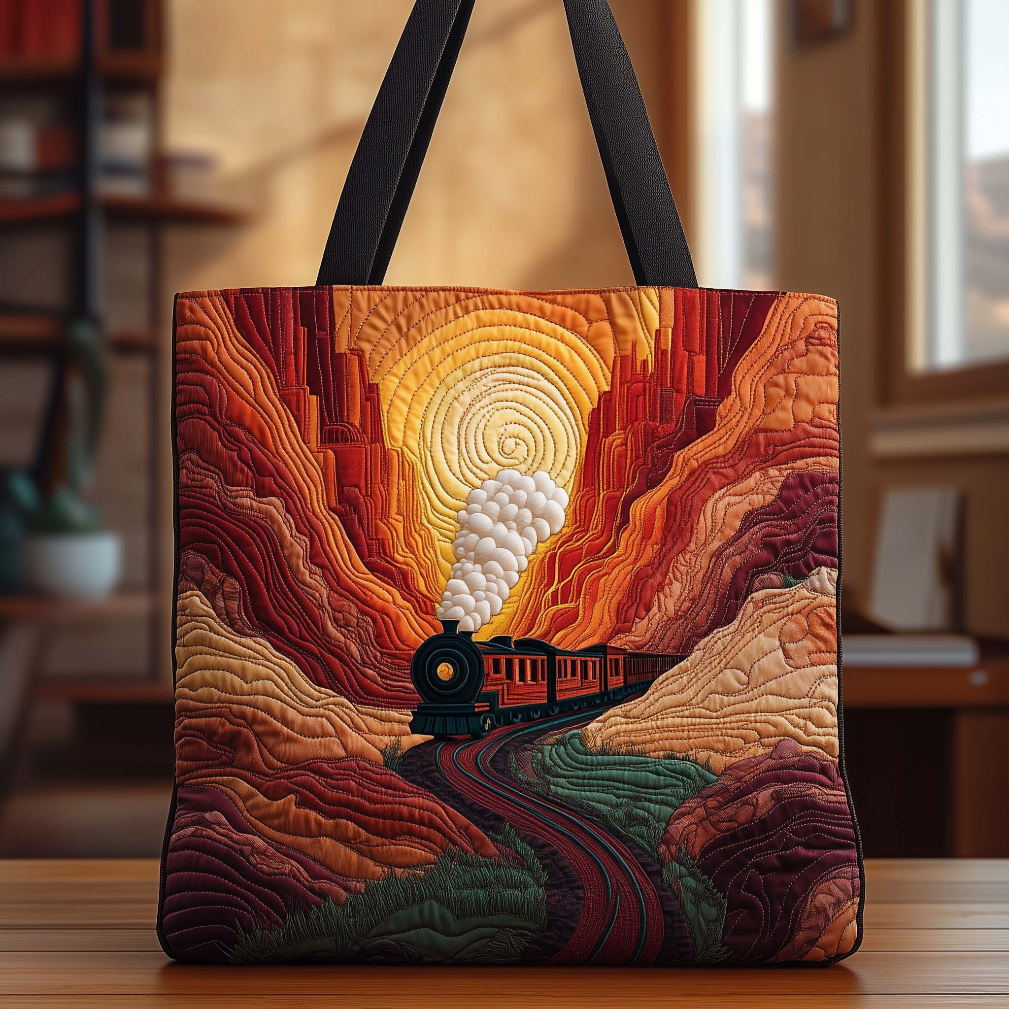 Blaze Canyon Quilted Tote Bag Most Popular Tote Bags Birthday Ideas For Wife