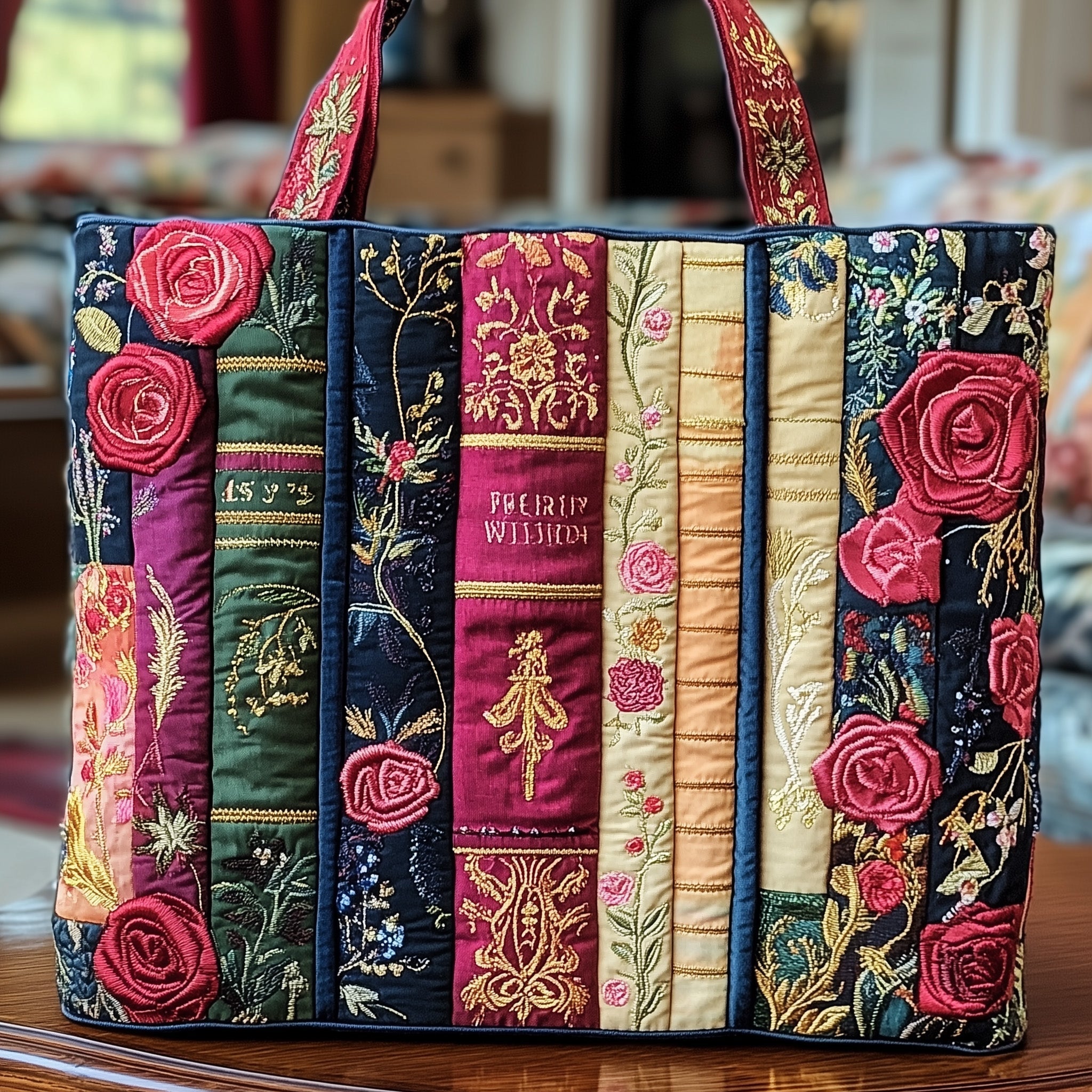 Bookish Quilted Tote Bag Best Bags For Women Awesome Gifts For Book Lovers