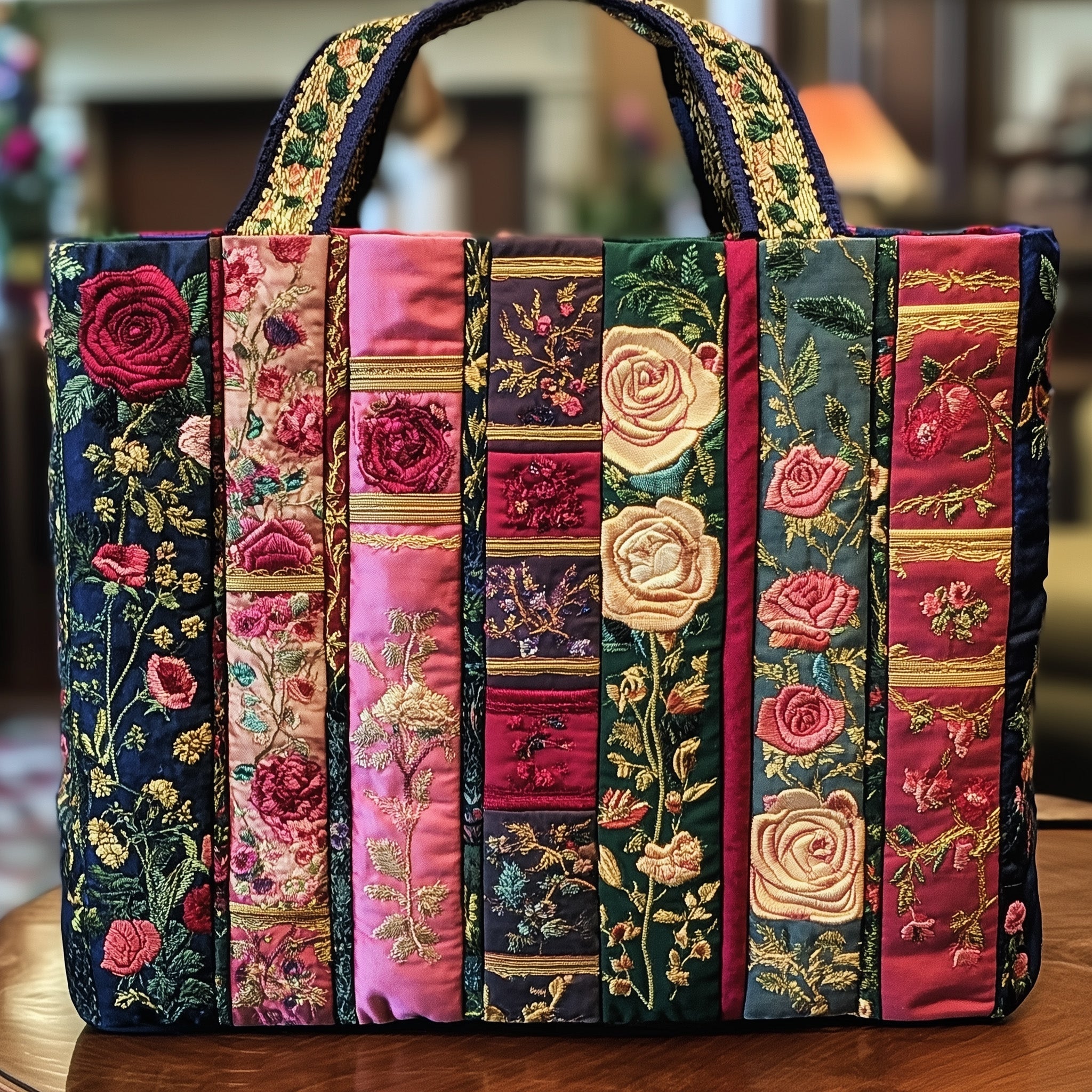 Bookish Quilted Tote Bag Best Everyday Tote Bag Great Book Lover Gift Ideas For Mom