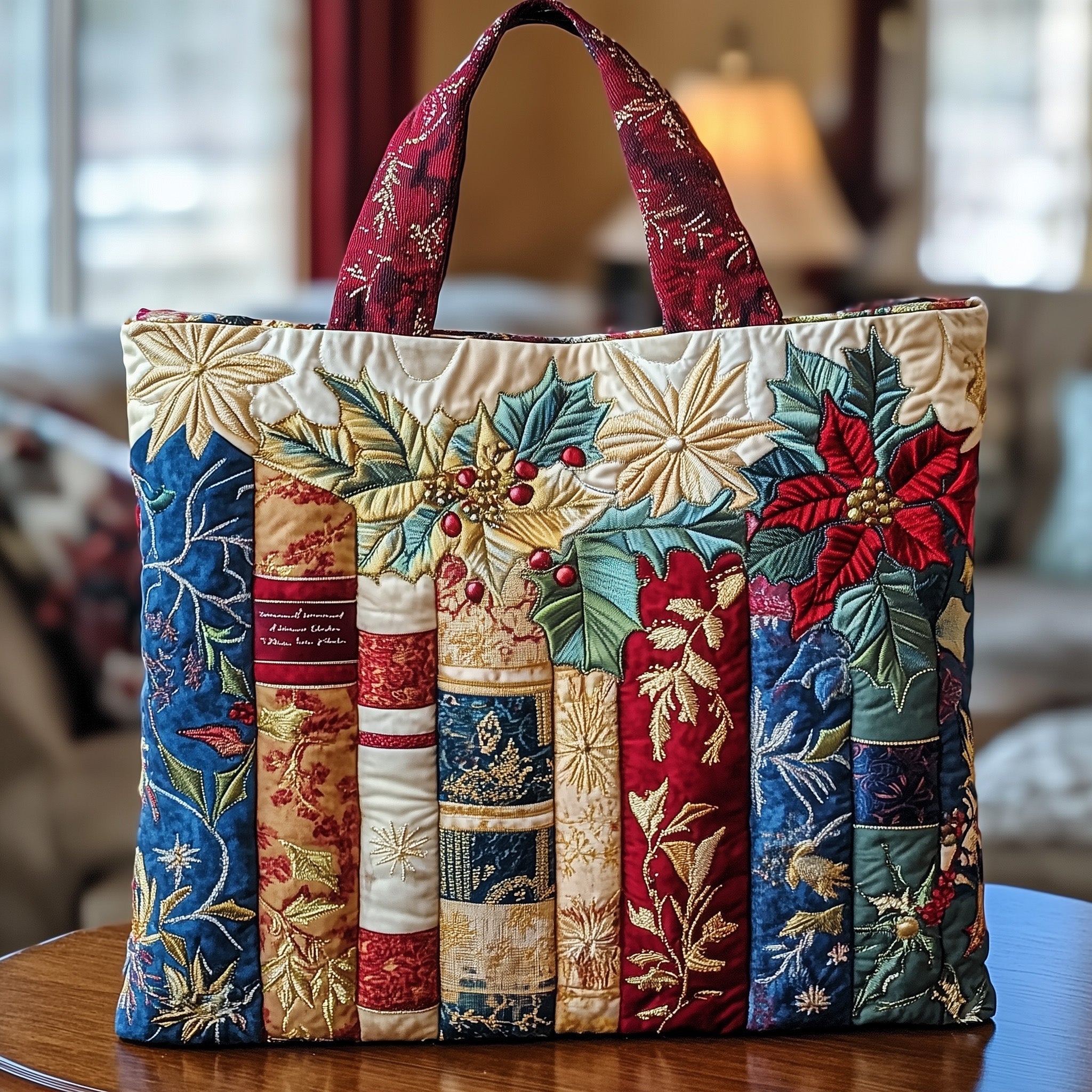 Bookish Quilted Tote Bag The Perfect Everyday Tote Bag Great Book Lover Presents