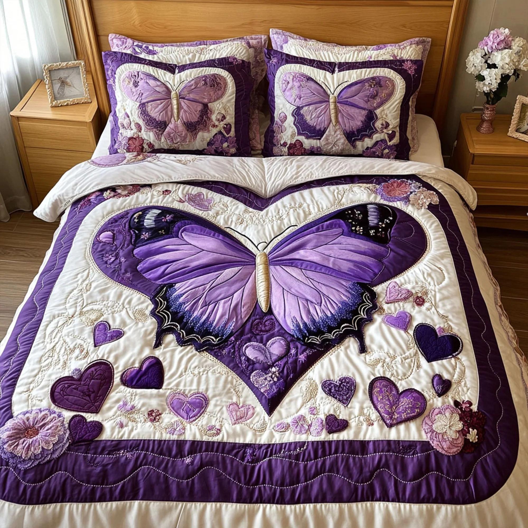Butterfly A Love That Takes Flight Quilted Bedding Set Bed Decor Butterfly Themed Gifts