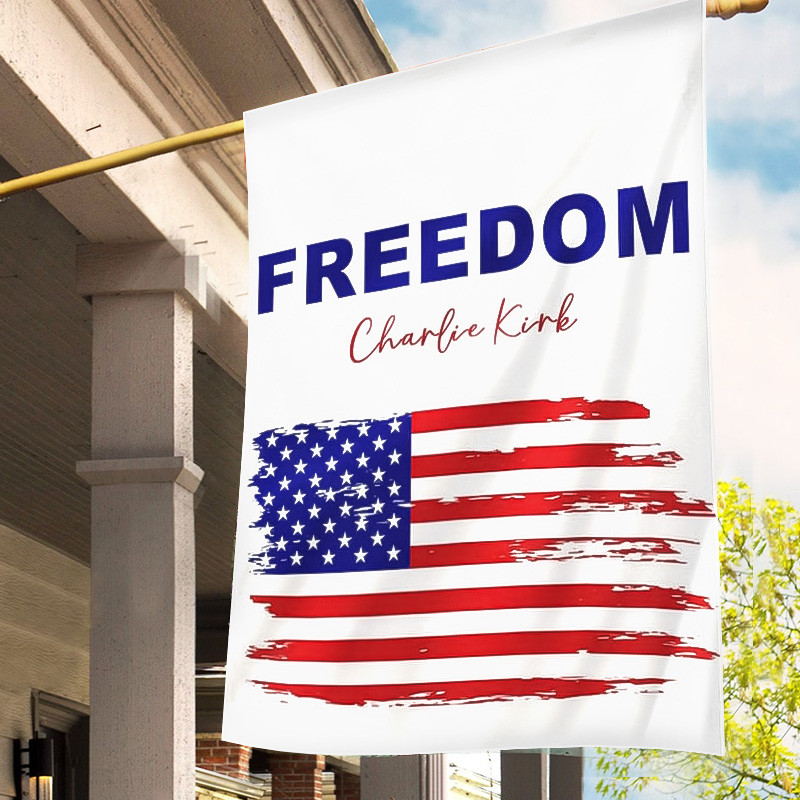 Charlie Kirk Free American Flag In Memory Of Charlie Kirk Turning Point USA TPUSA Merch