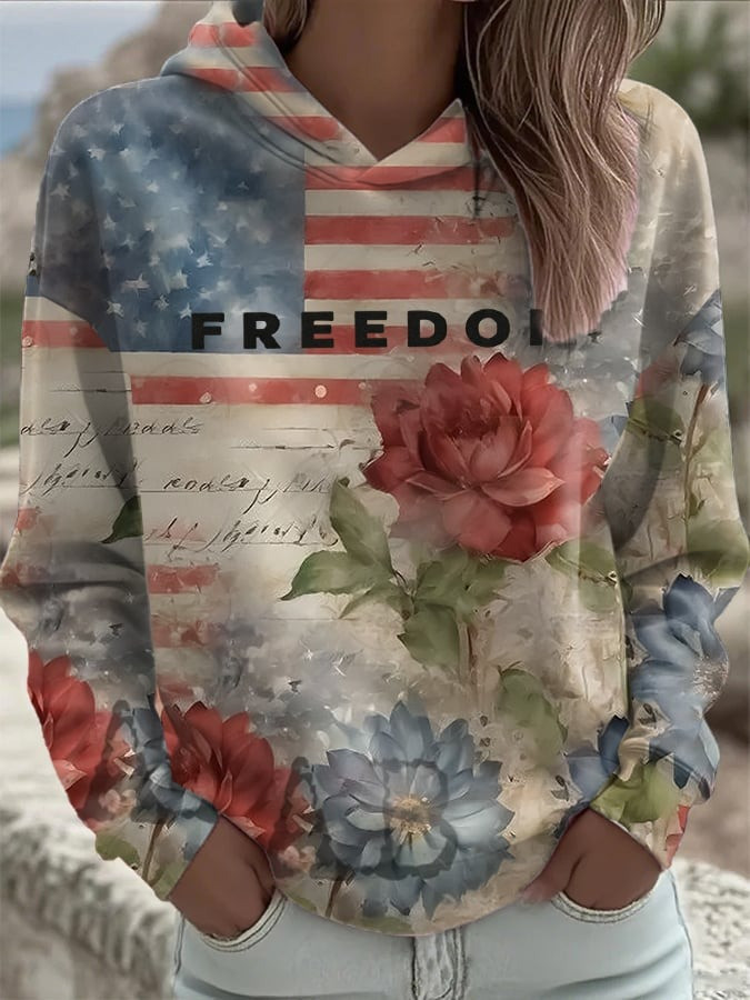 Charlie Kirk Freedom Flag Flowers Hat Turning Point USA Merch Charlie Kirk Memorial Gifts - Image 4