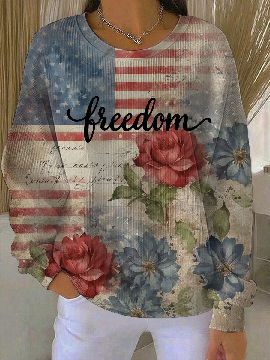 Charlie Kirk Freedom Flag Flowers Hat Turning Point USA Merch Charlie Kirk Memorial Gifts - Image 3