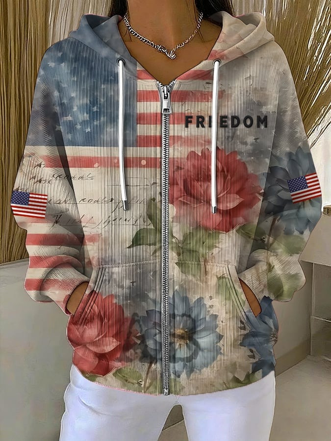 Charlie Kirk Freedom Flag Flowers Hat Turning Point USA Merch Charlie Kirk Memorial Gifts - Image 2
