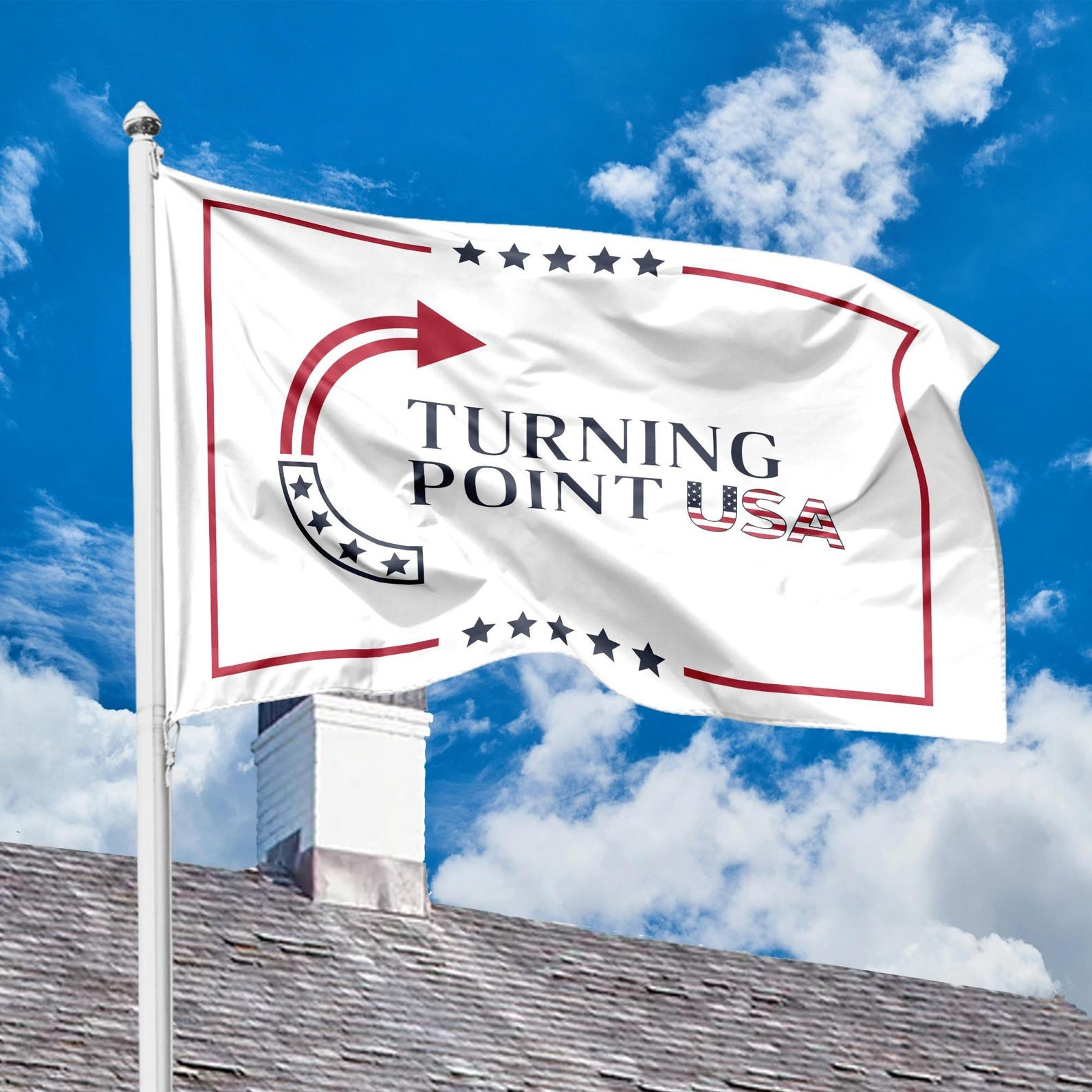 Charlie Kirk Freedom Flag Turning Point USA Memorial Charlie Kirk TPUSA Merch For Sale