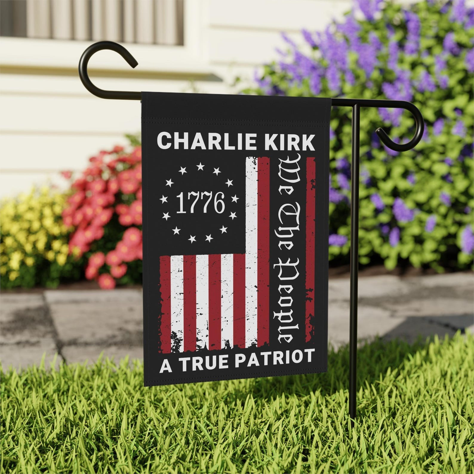 Charlie Kirk Freedom Flag We The People A True Patriot CK 1776 Charlie Kirk Merchandise