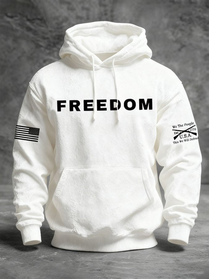 Charlie Kirk Freedom Hoodie We The People Charlie Kirk Memorial Support Clothing - Image 2