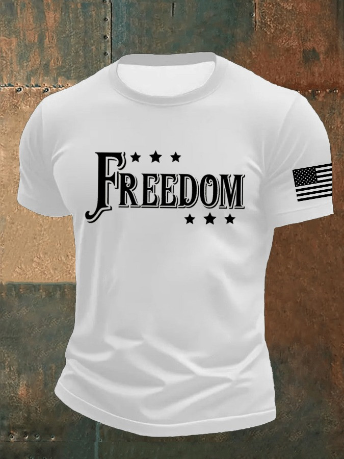 Charlie Kirk Freedom T-Shirt RIP Charlie Kirk Show Merchandise Store Tribute Clothing - Image 2