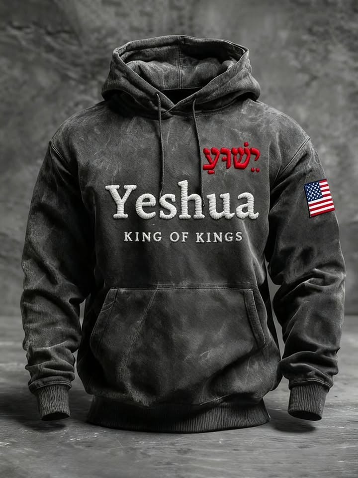 Charlie Kirk Hoodie Yeshua King Of Kings Faith Clothing Gifts For Christian