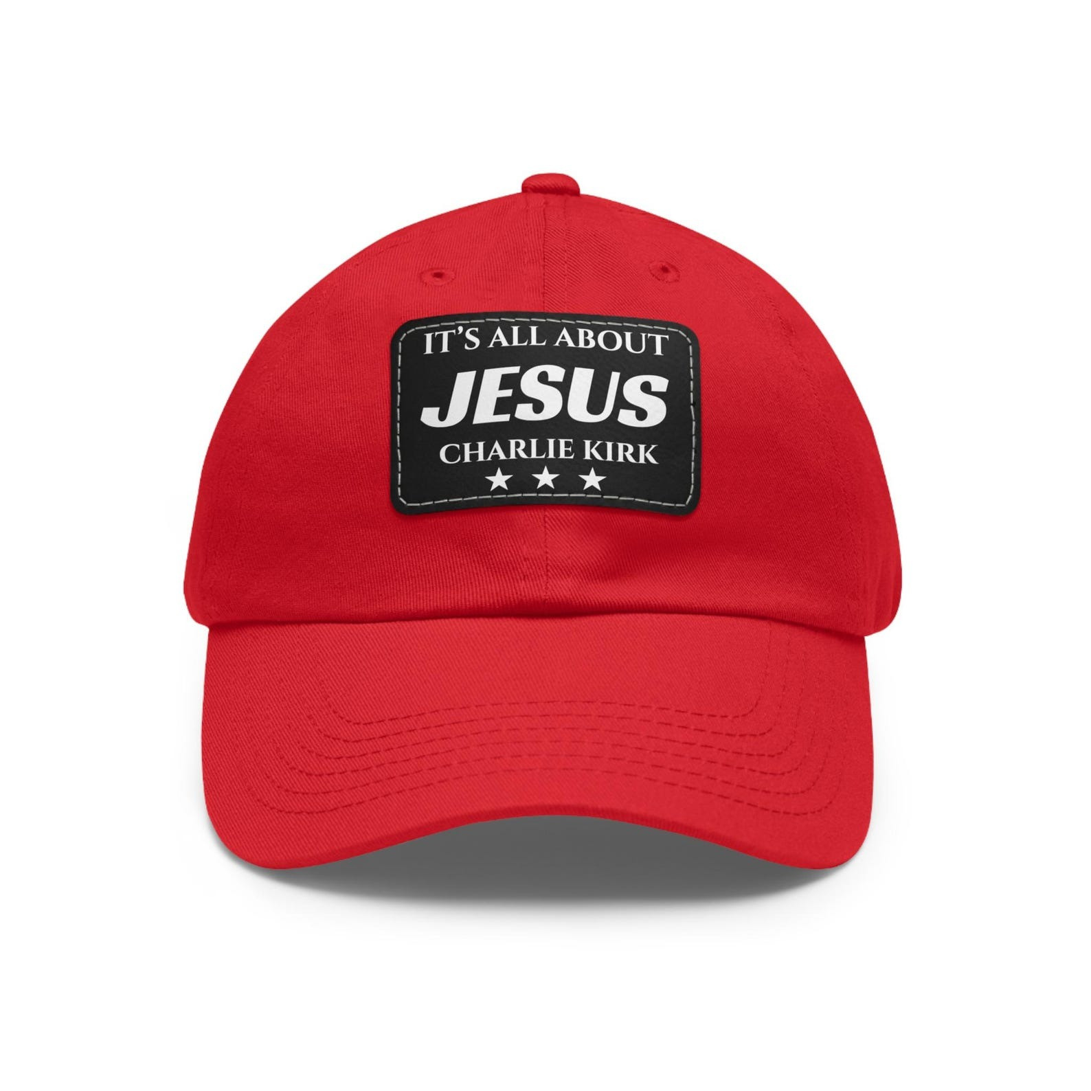 Charlie Kirk It's All About Jesus Hat TPUSA Conservative MAGA Trump Supporter Merchandise