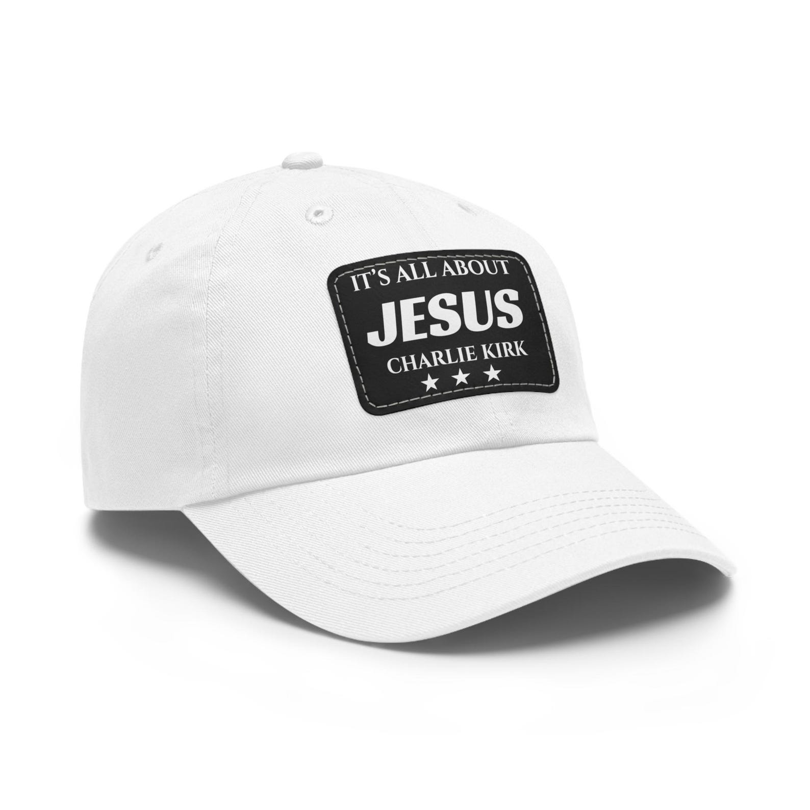 Charlie Kirk It's All About Jesus Hat TPUSA Conservative MAGA Trump Supporter Merchandise - Image 2
