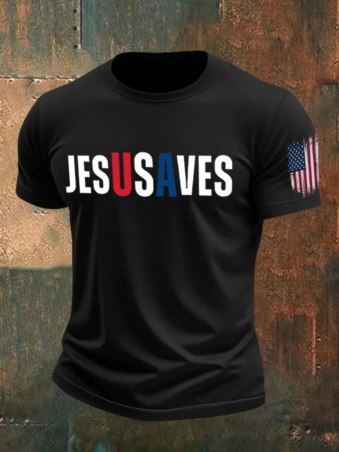 Charlie Kirk Jesus Save T-Shirt RIP Charlie Kirk Memorial Merch Clothes For Sale