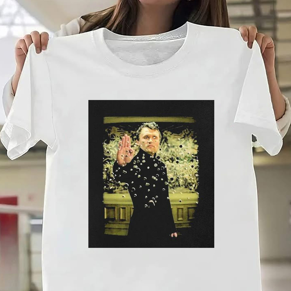 Charlie Kirk Neo Shirt Matrix Bullets RIP Charlie Kirk Shooters T-Shirt For Supporters - Image 2