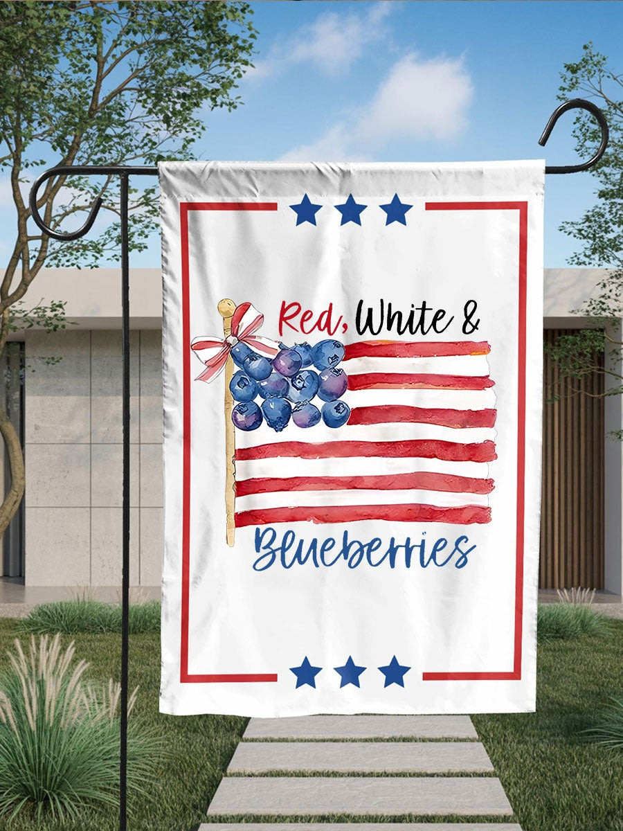 Charlie Kirk Red White And Blueberries Flag Tribute Memorial Merch October 14 Day Hanging
