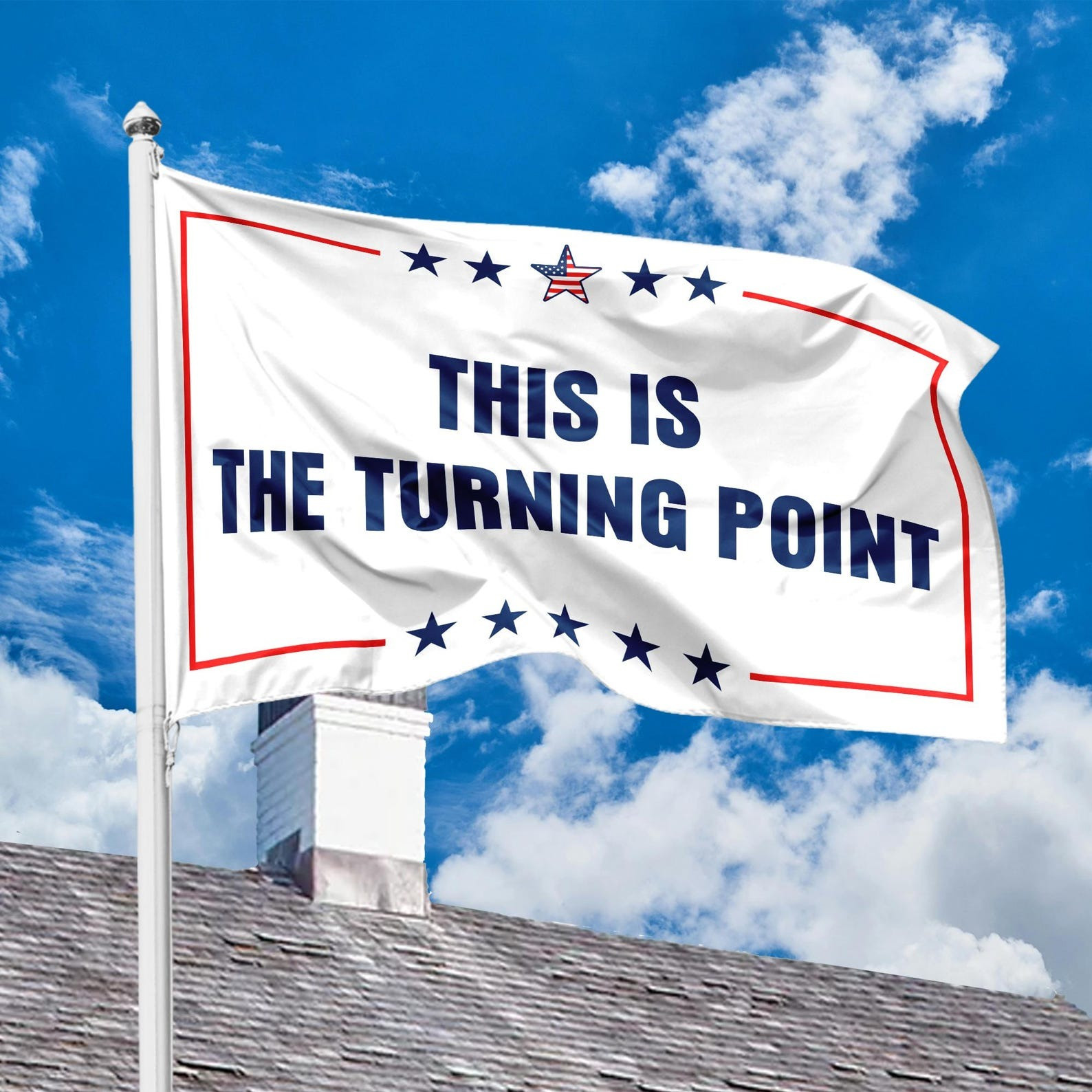 Charlie Kirk This Is The Turning Point Turning Point Flag Freedom TPUSA Merch Store