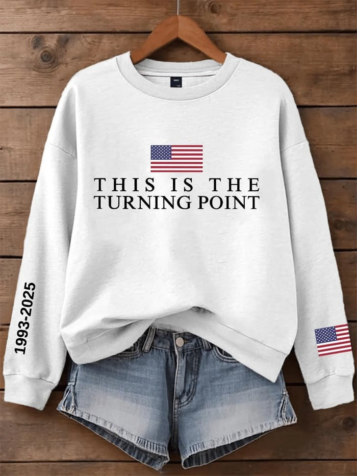 Charlie Kirk This Is The Turning Point USA Sweatshirt TPUSA Memorial Merch Gifts For Her - Image 3