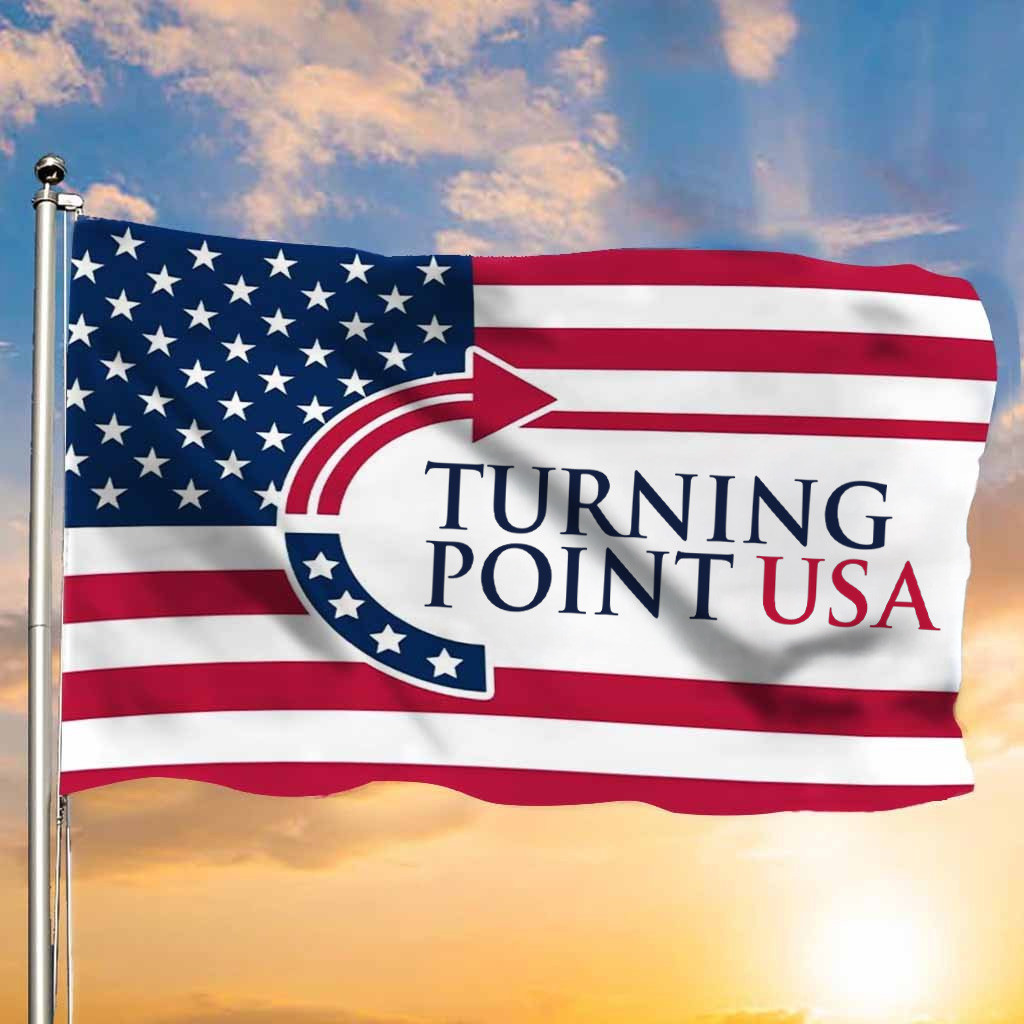 Charlie Kirk Turning Point USA American Flag RIP Charlie Kirk Memorial Tribute Merch Store