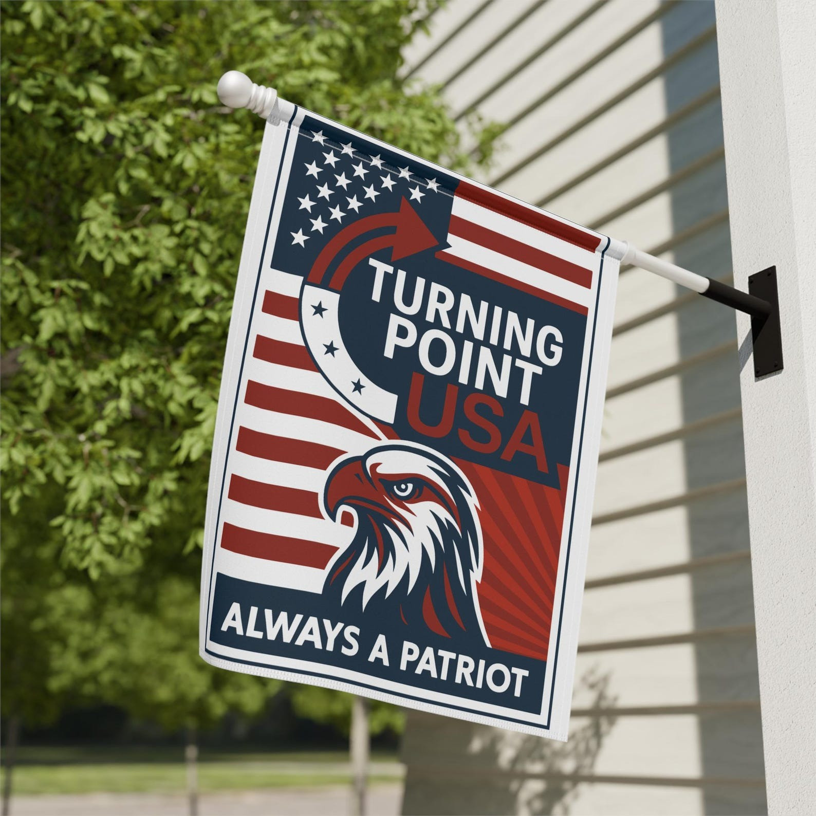 Charlie Kirk Turning Point USA Flag Eagle TPUSA Always A Patriot Charlie Kirk Merchandise