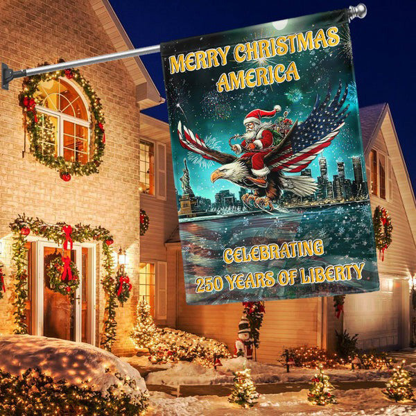 Christmas Patriotic American Flag Eagle Celebrating 250 Years Of Liberty Unique Patriotic Gifts