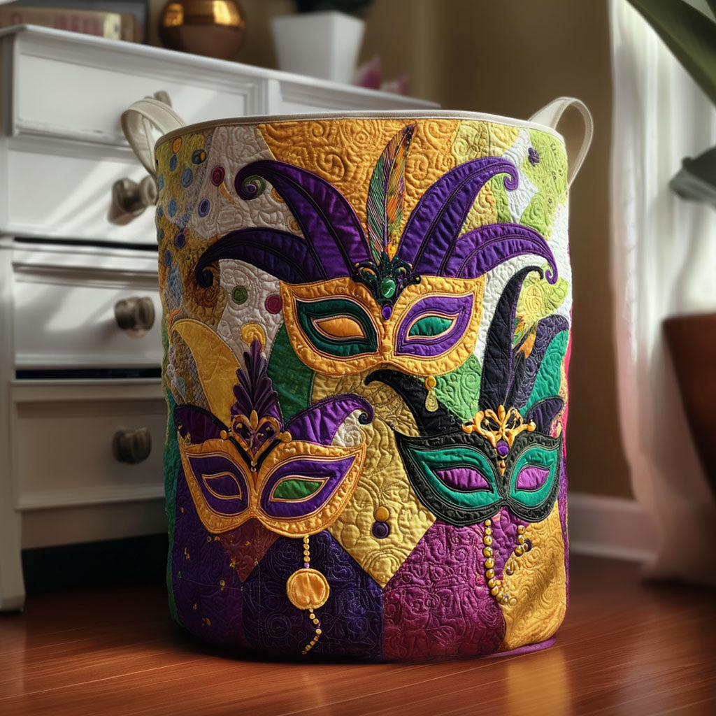 Color Carnival Mardi Gras Laundry Basket Family Modern Best Laundry Hamper Gifts Items