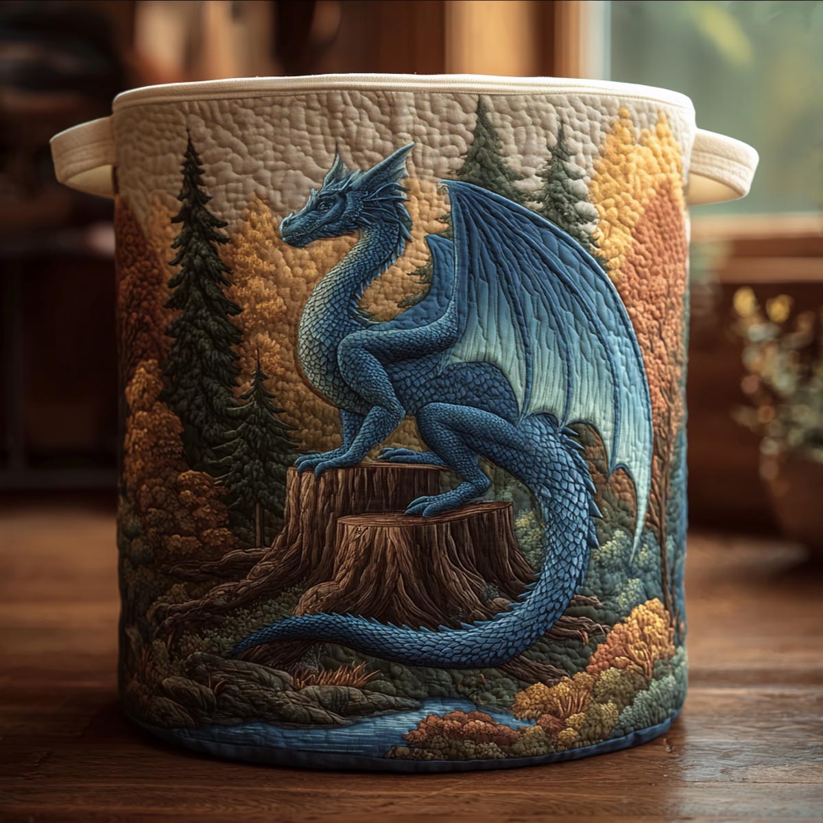 Dragon Ancient Laundry Basket Laundry Clothes Hamper Best Gift For Dragon Lovers For Son