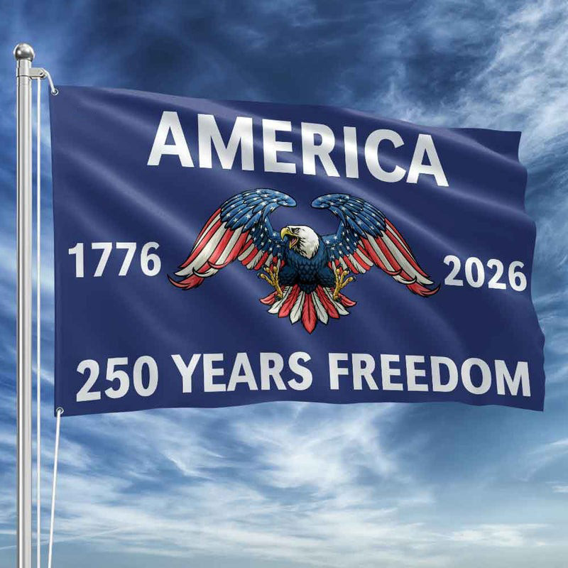 Eagle America 250 Years Freedom Flag 1776 2026 Decorations Unique Gifts For Veterans 2025