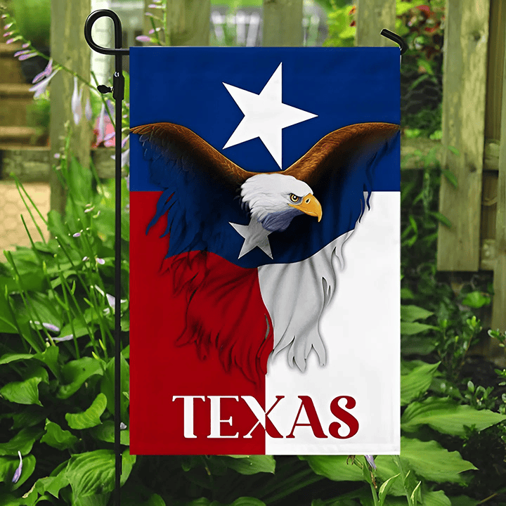 Eagle Texas Garden Flag Texas Pride Patriotic Yard Decor 4th Of July Gifts For Texans