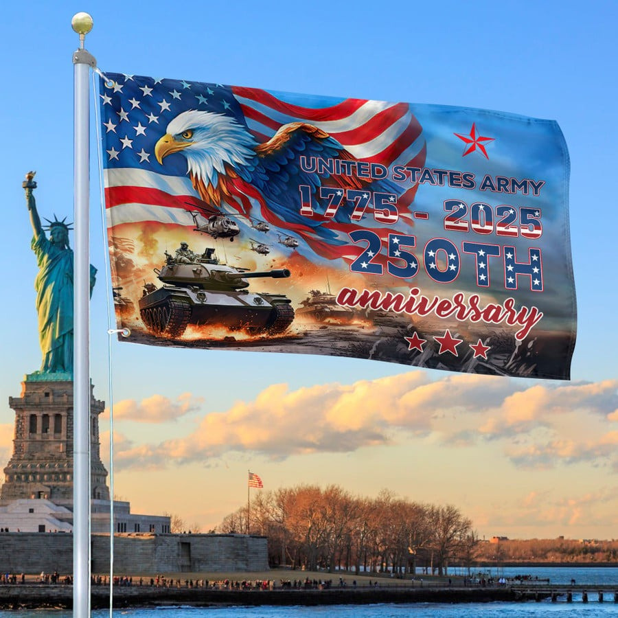 Eagle U.S. Army 250Th Anniversary American Flag 1775 2025 United States Army Veteran Decor