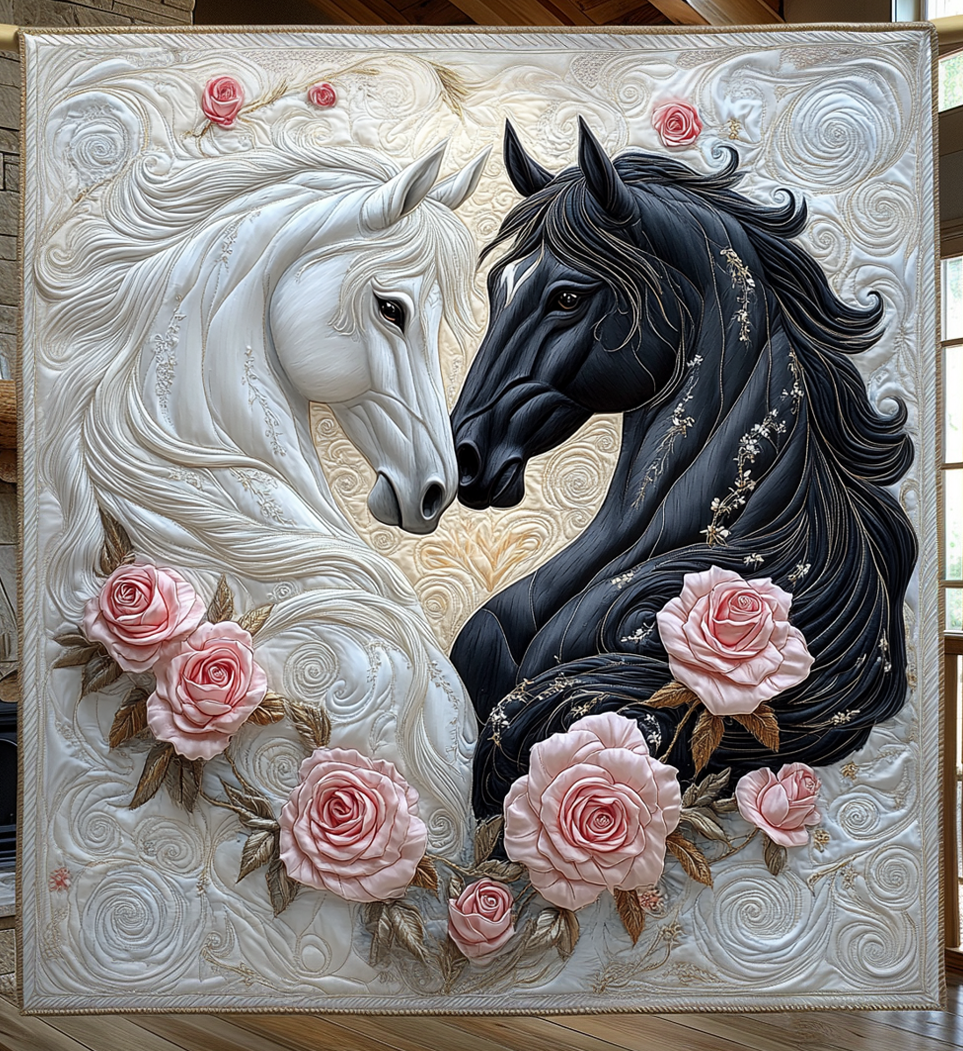 Horse Quilted Blanket Christmas Bedroom Decor Great Gifts For Horse Lovers - Image 8