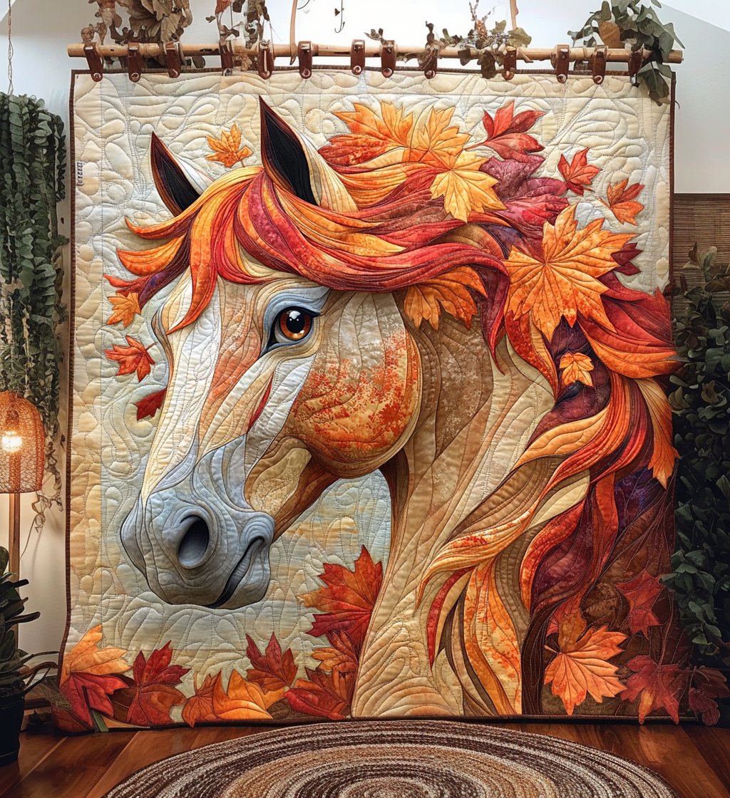 Horse Quilted Blanket Christmas Bedroom Decor Great Gifts For Horse Lovers - Image 6