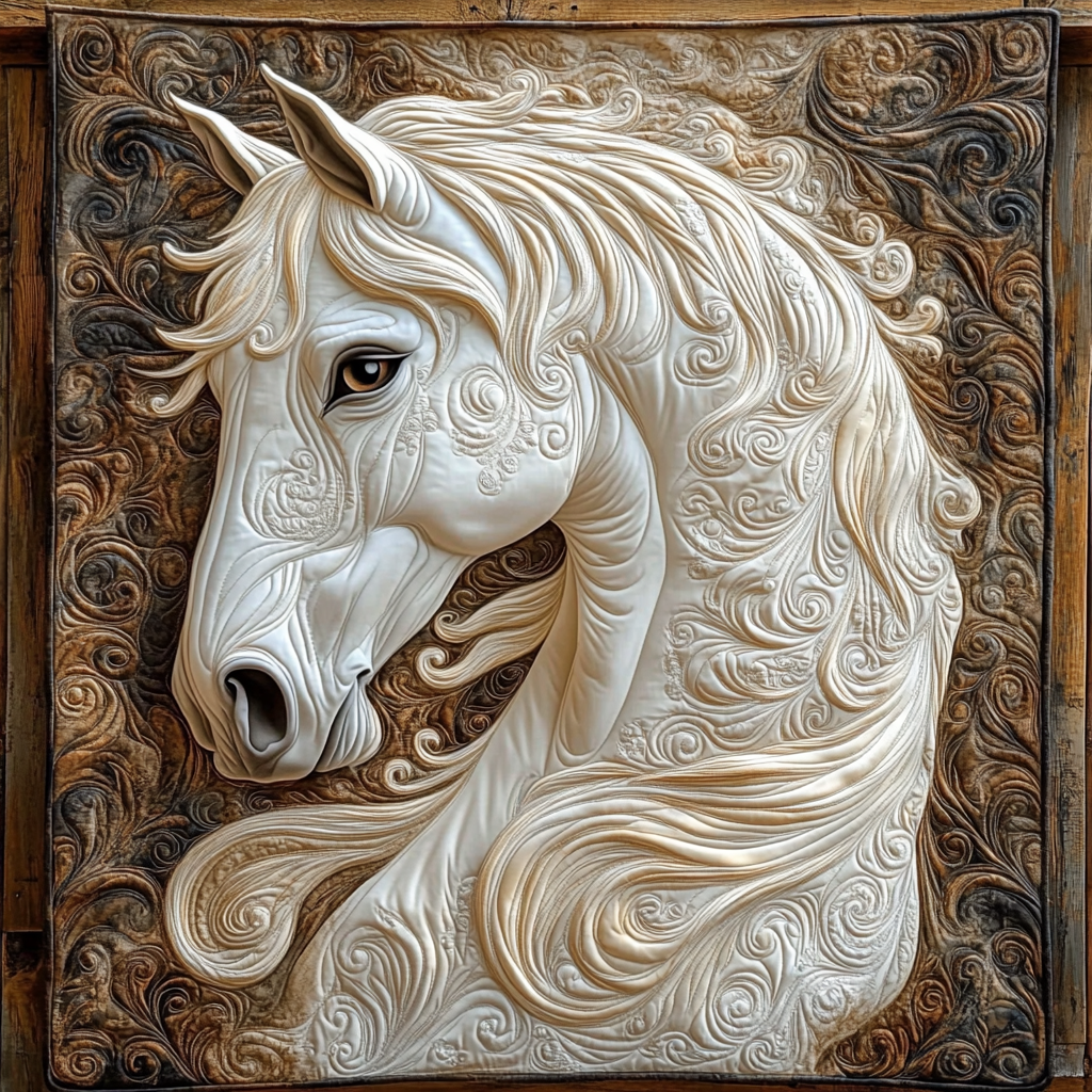 Horse Quilted Blanket Christmas Bedroom Decor Great Gifts For Horse Lovers - Image 4